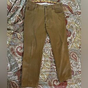 MEYER DIEGO FAIRTRADE SOFT TWILL‎ TROUSER - Mens Size 36/30 - Khaki